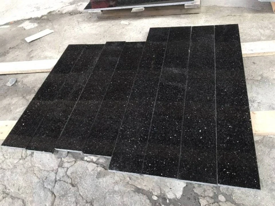 Black Galaxy Granite Skirting