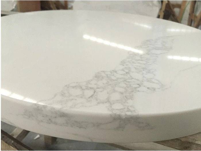 White Calacatta Quartz For Project